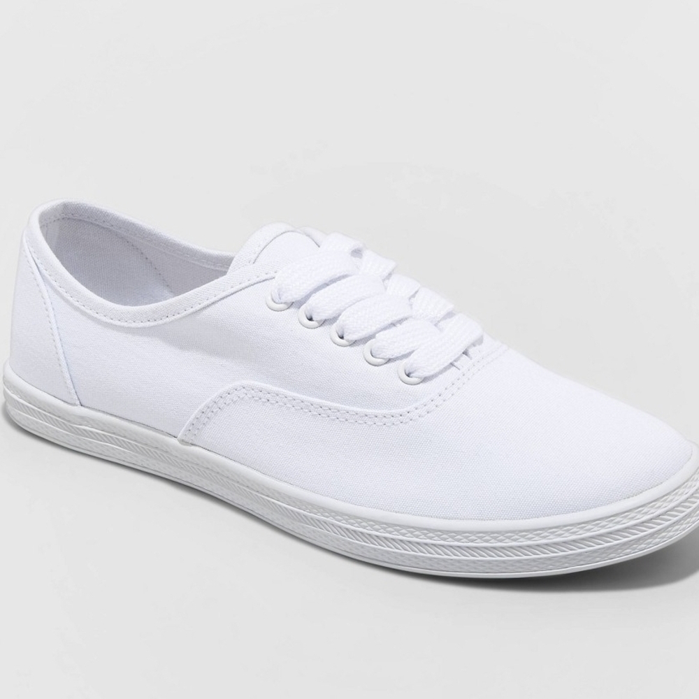 Universal Thread White Canvas Sneakers